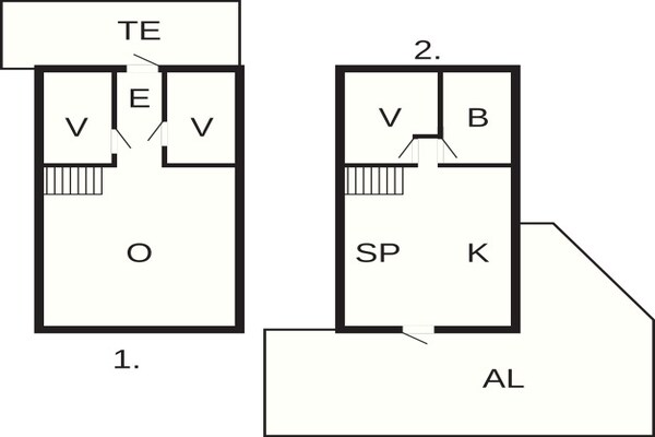 Foto van 6-persoons vakantiehuis Rubbestadneset - Vakantiehuis in Rubbestadneset - FloorPlan