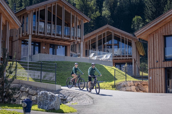 Foto van Chalet met warm zwembad op terras - Vakantiehuis in Ennsling - AreaSummer1KM