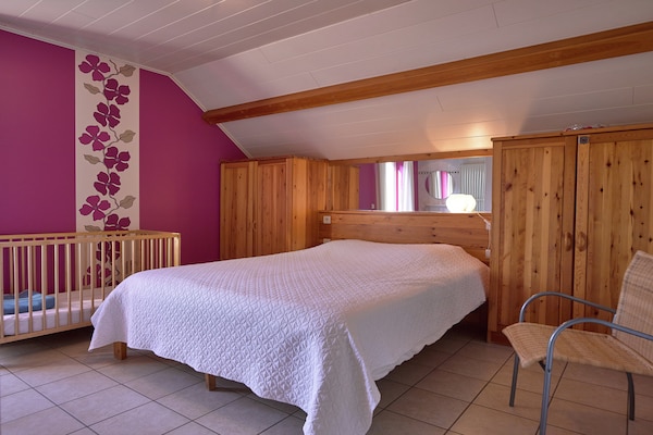 Foto van Vakantiehuis in Stoumont bij Watervallen van Coo - Vakantiehuis in Rahier - BedRoom