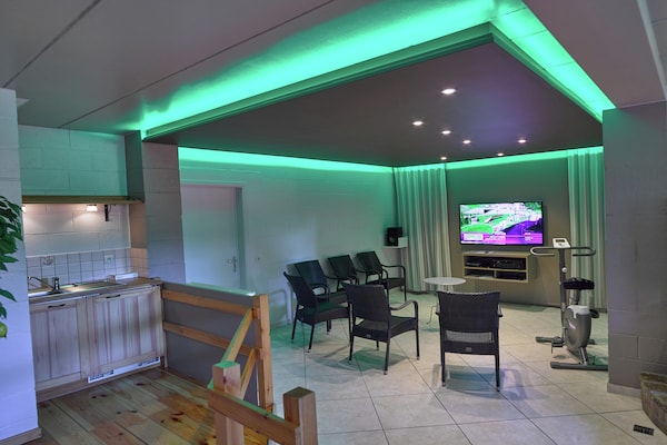 Foto van Vakantiehuis in Stoumont bij Watervallen van Coo - Vakantiehuis in Rahier - RecreationRoom