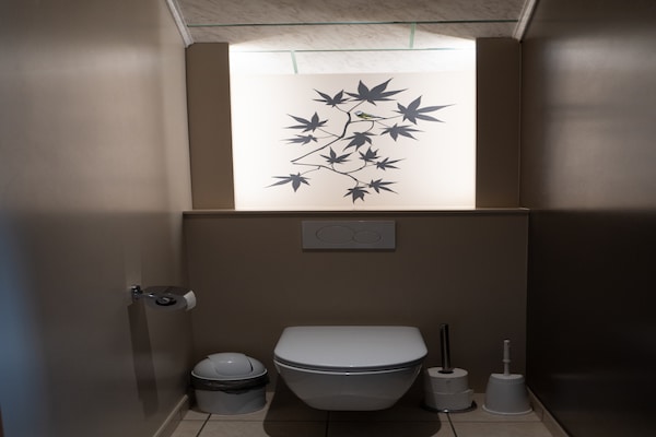 Foto van Vakantiehuis in Stoumont bij Watervallen van Coo - Vakantiehuis in Rahier - BathRoom