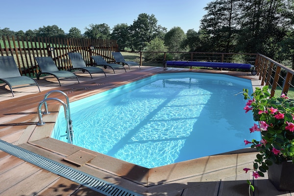 Foto van Vakantiehuis in Stoumont bij Watervallen van Coo - Vakantiehuis in Rahier - PoolOfHouse