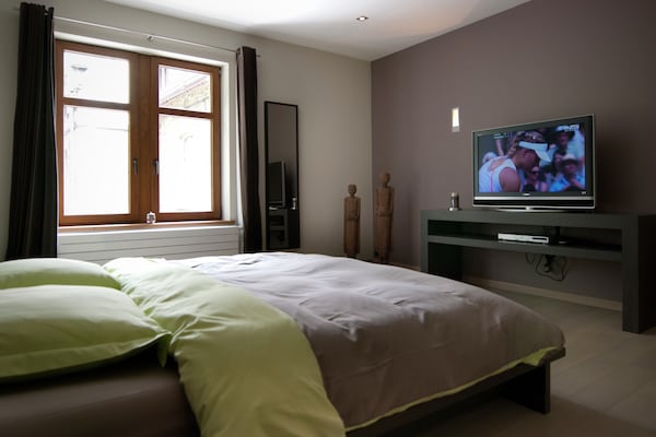 Foto van Spa-appartement met privézwembad - Vakantiehuis in Spa - BedRoom