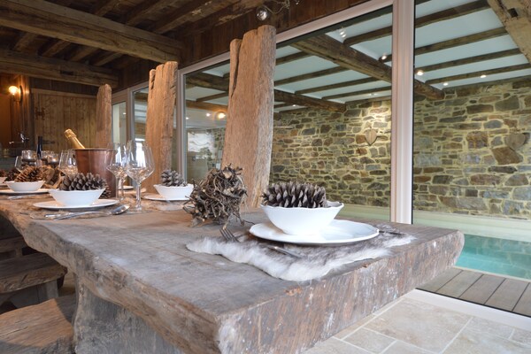 Foto van Landhuis in Theux met Zwembad en Sauna - Vakantiehuis in Theux - Ambiance