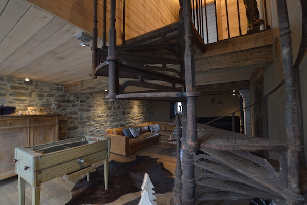 Foto van Landhuis in Theux met Zwembad en Sauna - Vakantiehuis in Theux - LivingRoom