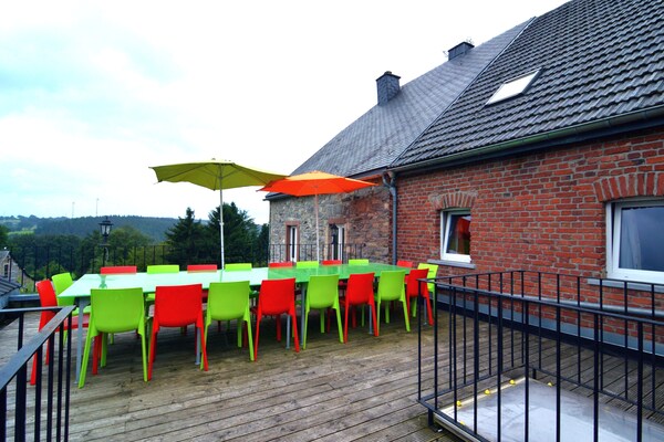 Foto van Wellness & Wildernis: Libômont Escape - Vakantiehuis in Waimes - TerraceBalcony