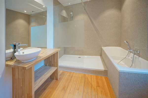 Foto van Kasteel in Stavelot met privézwembad - Vakantiehuis in Hockai - BathRoom