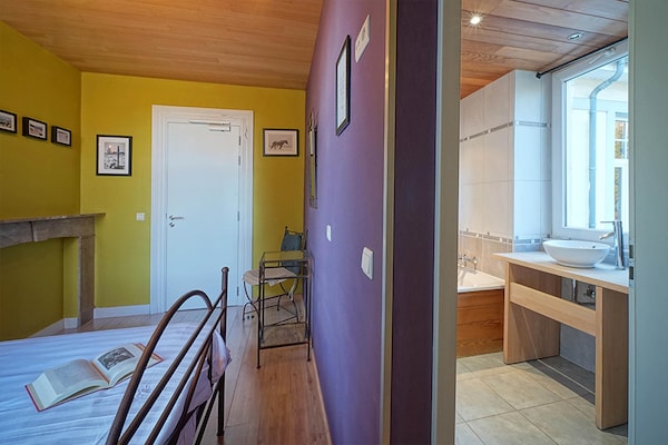 Foto van Kasteel in Stavelot met privézwembad - Vakantiehuis in Hockai - BathRoom