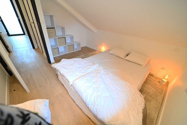 Foto van Watermolen in Baillonville met Binnenzwembad - Vakantiehuis in BAILLONVILLE - BedRoom