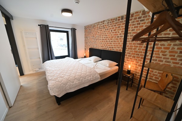 Foto van Watermolen in Baillonville met Binnenzwembad - Vakantiehuis in BAILLONVILLE - BedRoom