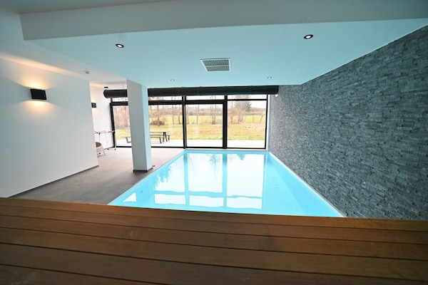 Foto van Watermolen in Baillonville met Binnenzwembad - Vakantiehuis in BAILLONVILLE - PoolOfHouse