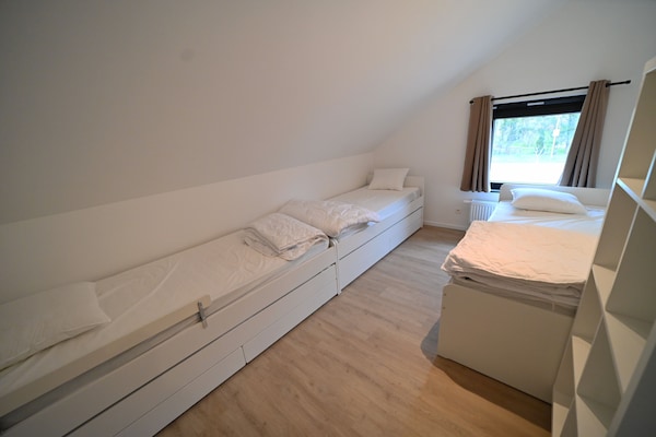 Foto van Watermolen in Baillonville met Binnenzwembad - Vakantiehuis in BAILLONVILLE - BedRoom