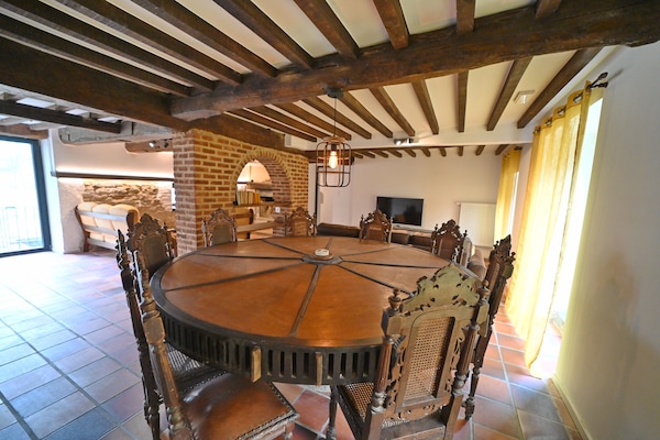 Foto van Watermolen in Baillonville met Binnenzwembad - Vakantiehuis in BAILLONVILLE - LivingRoom