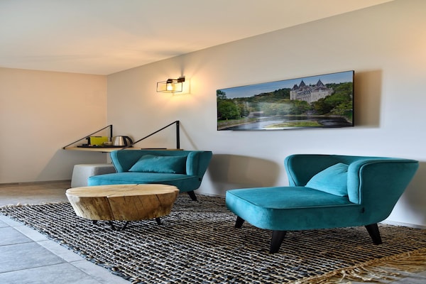Foto van Villa met zwembad en suites voor 12 gasten - Vakantiehuis in Durby - LivingRoom