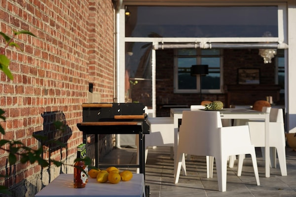 Foto van Vakantiehuis met zwembad bij Durbuy - Vakantiehuis in Barvaux - Terrace