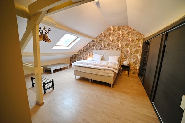 Foto van Dorpshuis in Ambly met buitenzwembad - Vakantiehuis in Nassogne, Ambly - BedRoom