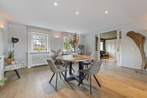 Foto van Luxe Landhuis met Zwembad Ardennen - Vakantiehuis in Manhay - LivingRoom