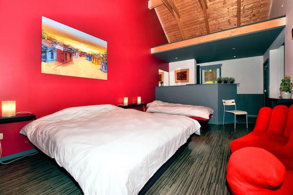 Foto van Villa met verwarmd buitenzwembad en sauna - Vakantiehuis in Manhay (lamormenil) - BedRoom