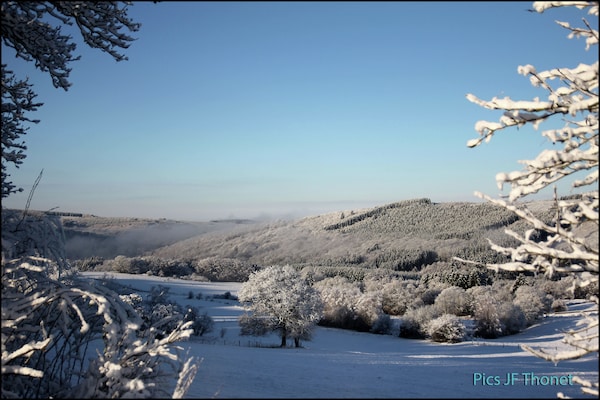 Foto van Prachtige villa met verwarmd buitenzwembad - Vakantiehuis in Manhay (lamormenil) - ViewWinter