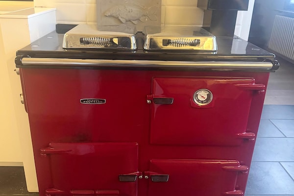 Foto van Vakantiehuis met zwembad en grote tuin - Vakantiehuis in Sint-Denijs - Kitchen
