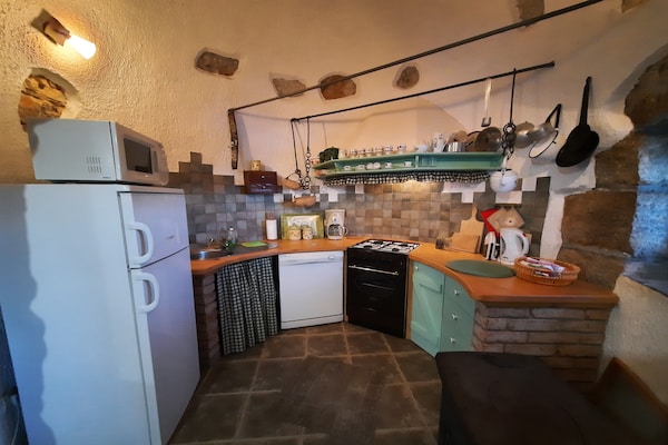 Foto van Stenen huis in Dobrec met zeezicht & zwembad - Vakantiehuis in Lovran - Kitchen