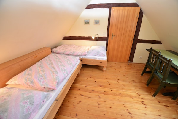 Foto van Vakantiehuis in bos met privézwembad - Vakantiehuis in Petrohrad - BedRoom