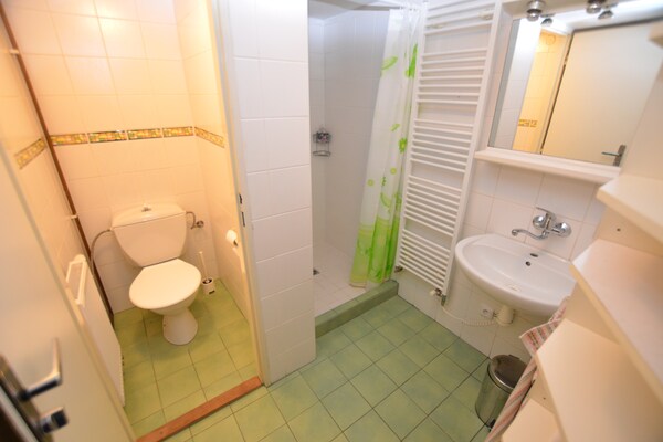 Foto van Vakantiehuis in bos met privézwembad - Vakantiehuis in Petrohrad - BathRoom