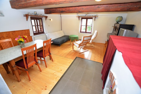 Foto van Vakantiehuis in bos met privézwembad - Vakantiehuis in Petrohrad - LivingRoom