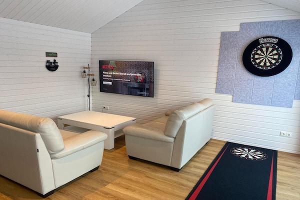 Foto van Vakantiehuis met zwembad en sauna aan het Duemmermeer - LivingRoom