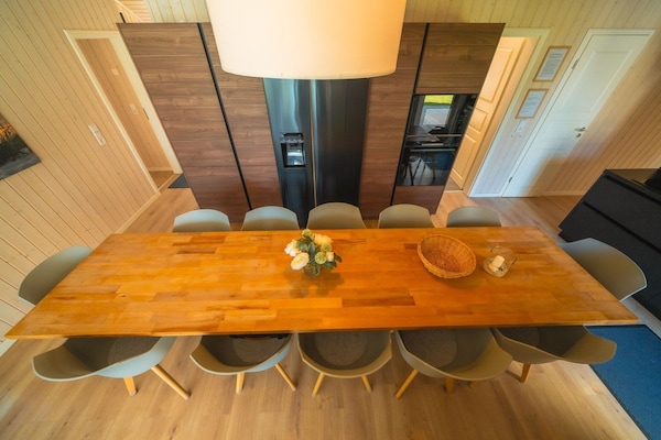 Foto van Vakantiehuis met zwembad en sauna aan het Duemmermeer - DiningRoom