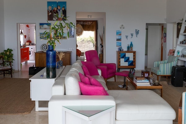 Foto van Vakantievilla met zeezicht in Mojácar - Vakantiehuis in Almería - LivingRoom