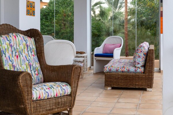 Foto van Vakantievilla met zeezicht in Mojácar - Vakantiehuis in Almería - TerraceBalcony