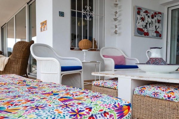 Foto van Vakantievilla met zeezicht in Mojácar - Vakantiehuis in Almería - TerraceBalcony