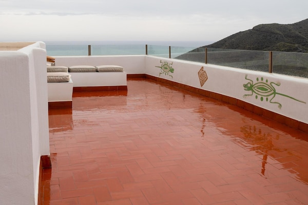 Foto van Vakantievilla met zeezicht in Mojácar - Vakantiehuis in Almería - TerraceBalcony