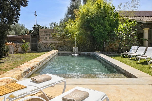 Foto van Finca in Sencelles met zwembad en tuin - Vakantiehuis in Mallorca - PoolOfHouse