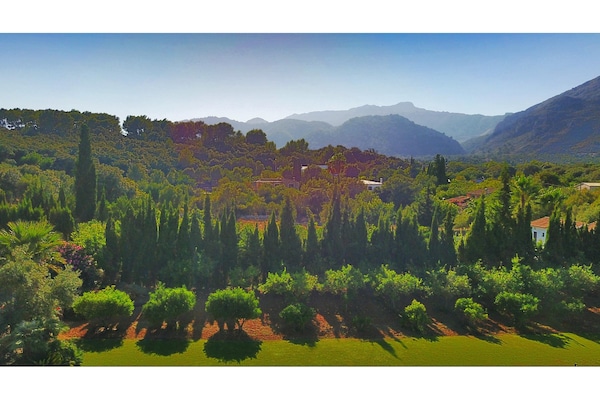 Foto van Villa met Mallorcaanse berguitzicht voor 8 - Vakantiehuis in Pollensa / Pollença - AreaSummer1KM