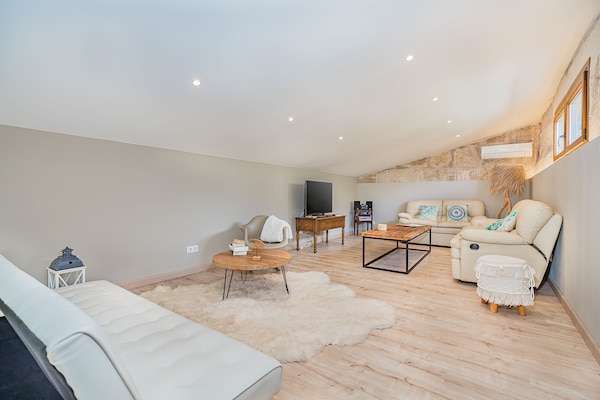 Foto van Villa met 2 slaapkamers en zwembad, Pollença - Vakantiehuis in Pollensa / Pollença - LivingRoom