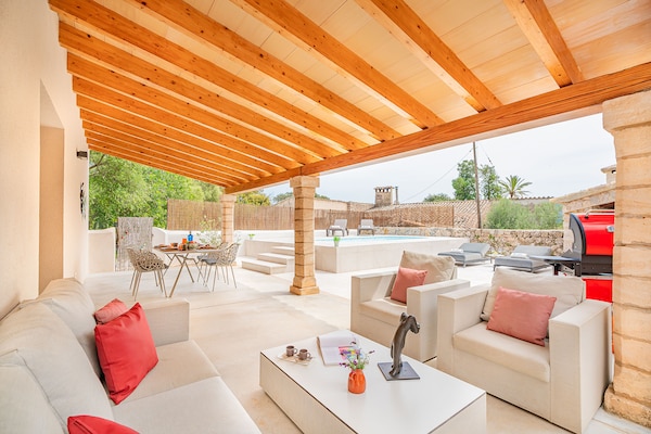 Foto van Villa met 2 slaapkamers en zwembad, Pollença - Vakantiehuis in Pollensa / Pollença - TerraceBalcony