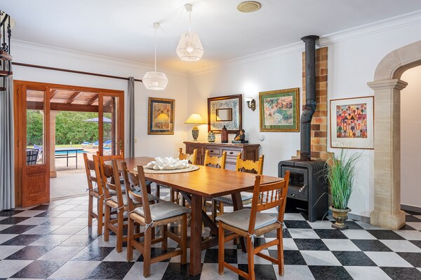 Foto van Mooie villa vlakbij het centrum van Pollença - Vakantiehuis in Pollensa / Pollença - DiningRoom