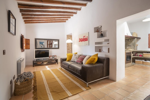 Foto van Vakantiehuis met privé zwembad - Vakantiehuis in Santa Gertrudis - LivingRoom