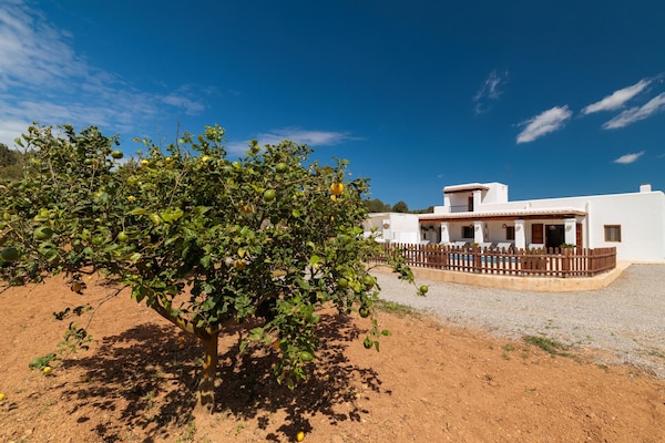 Foto van CASA CALA LLONGA Familie Ibiza-retraite - Vakantiehuis in Santa Eularia des Riu - ExteriorSummer