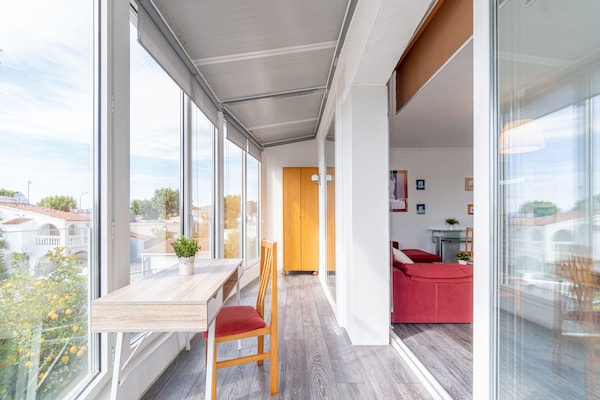 Foto van Villa in Empuriabrava met privézwembad - Vakantiehuis in Empuriabrava - terrace