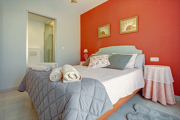 Foto van Villa in Salobrena bij Tropisch Zwembad & Strand - Vakantiehuis in Salobreña - BedRoom