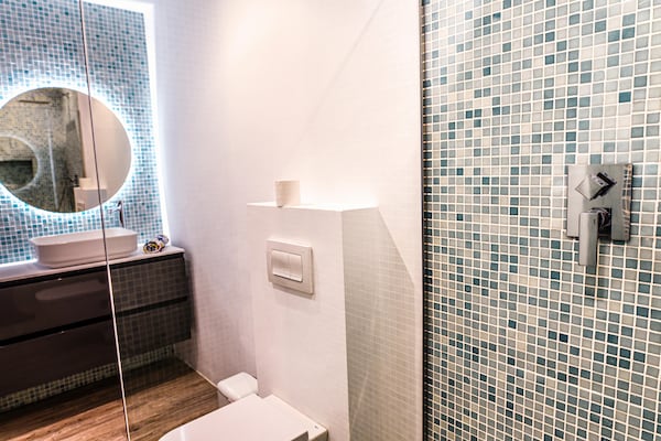 Foto van Villa in Salobrena bij Tropisch Zwembad & Strand - Vakantiehuis in Salobreña - BathRoom