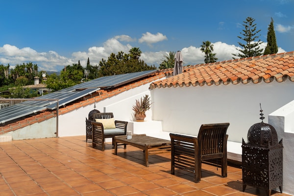 Foto van Villa in Marbella bij Strand - Vakantiehuis in Marbella - terrace