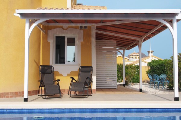 Foto van Villa in Costa Cálida met privézwembad - Vakantiehuis in Mazarrón - TerraceBalcony