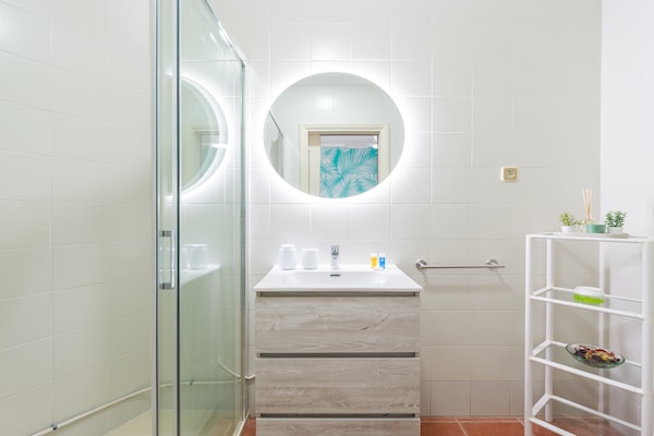 Foto van Chalet in Maspalomas met verwarmd zwembad - Vakantiehuis in San Bartolomé de Tirajana - BathRoom