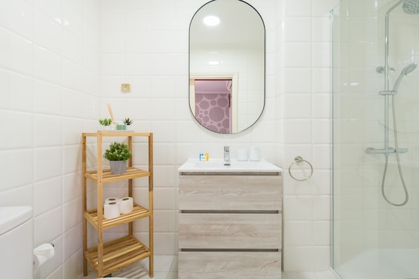 Foto van Chalet in Maspalomas met verwarmd zwembad - Vakantiehuis in San Bartolomé de Tirajana - BathRoom