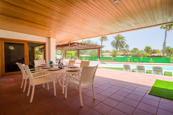 Foto van Chalet in Maspalomas met verwarmd zwembad - Vakantiehuis in San Bartolomé de Tirajana - terrace