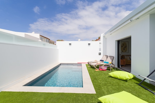 Foto van Chalet in Maspalomas met verwarmd zwembad - Vakantiehuis in San Bartolomé de Tirajana - terrace